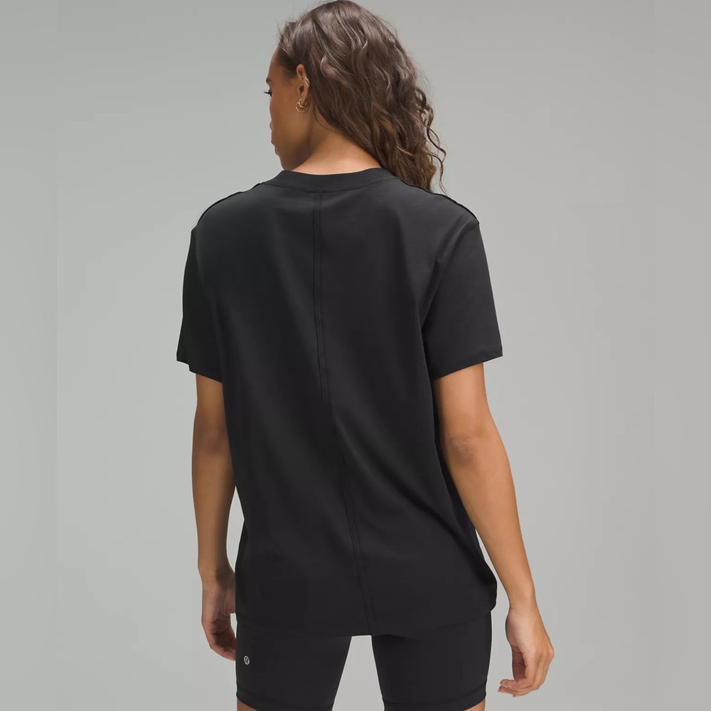 Like New Lululemon All Yours T-Shirt Black Size 6 - Picture 2 of 6
